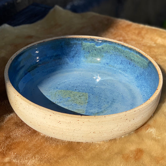 Fad - havblå - lyst ler