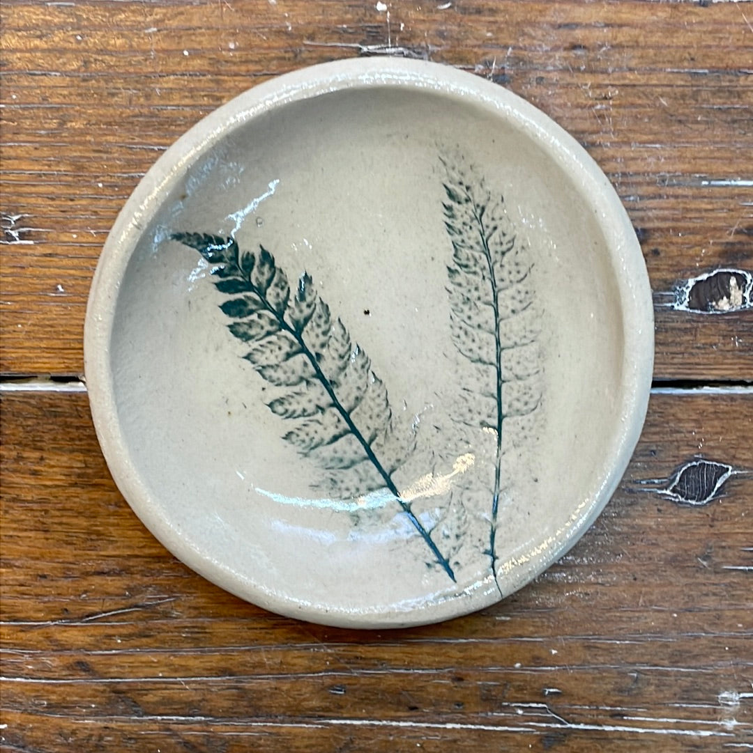 Lille skål med plantetryk