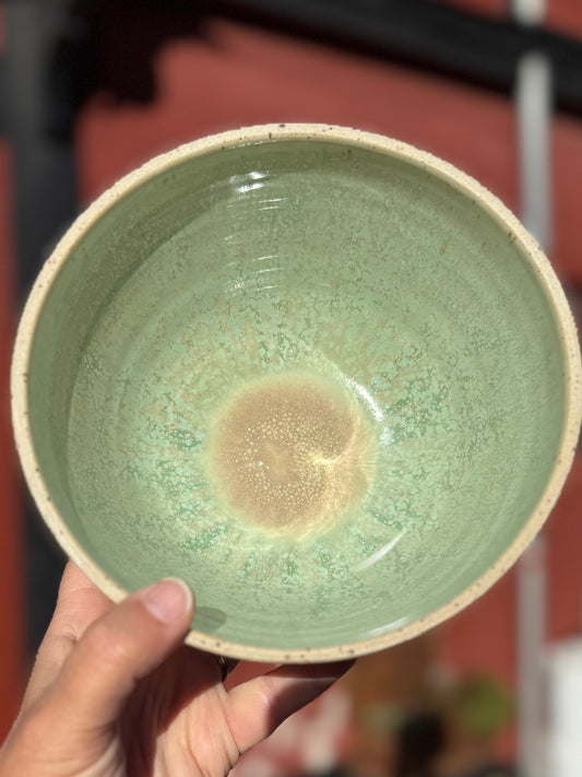 Skål “grøn krystalhav”