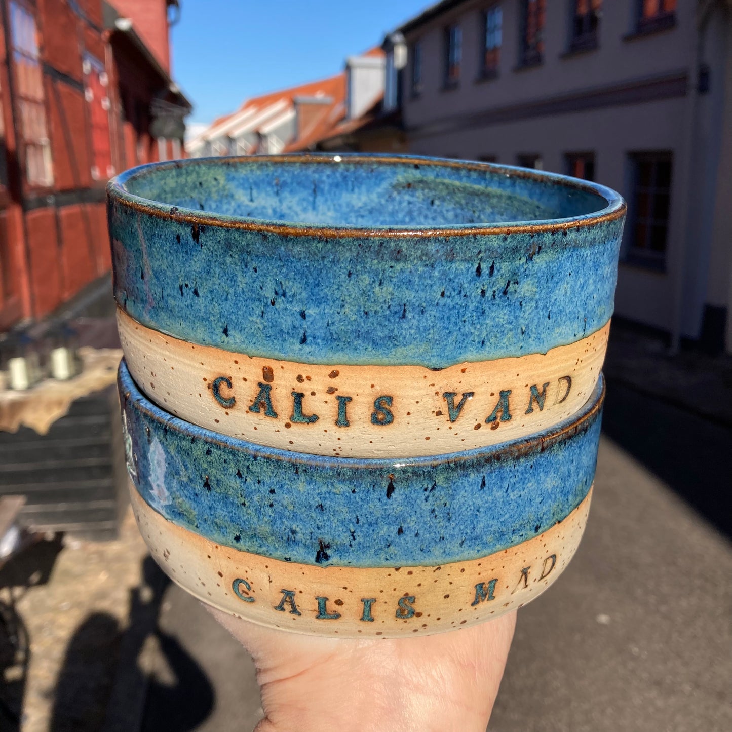 Hunde-/katteskål - valgfri tekst