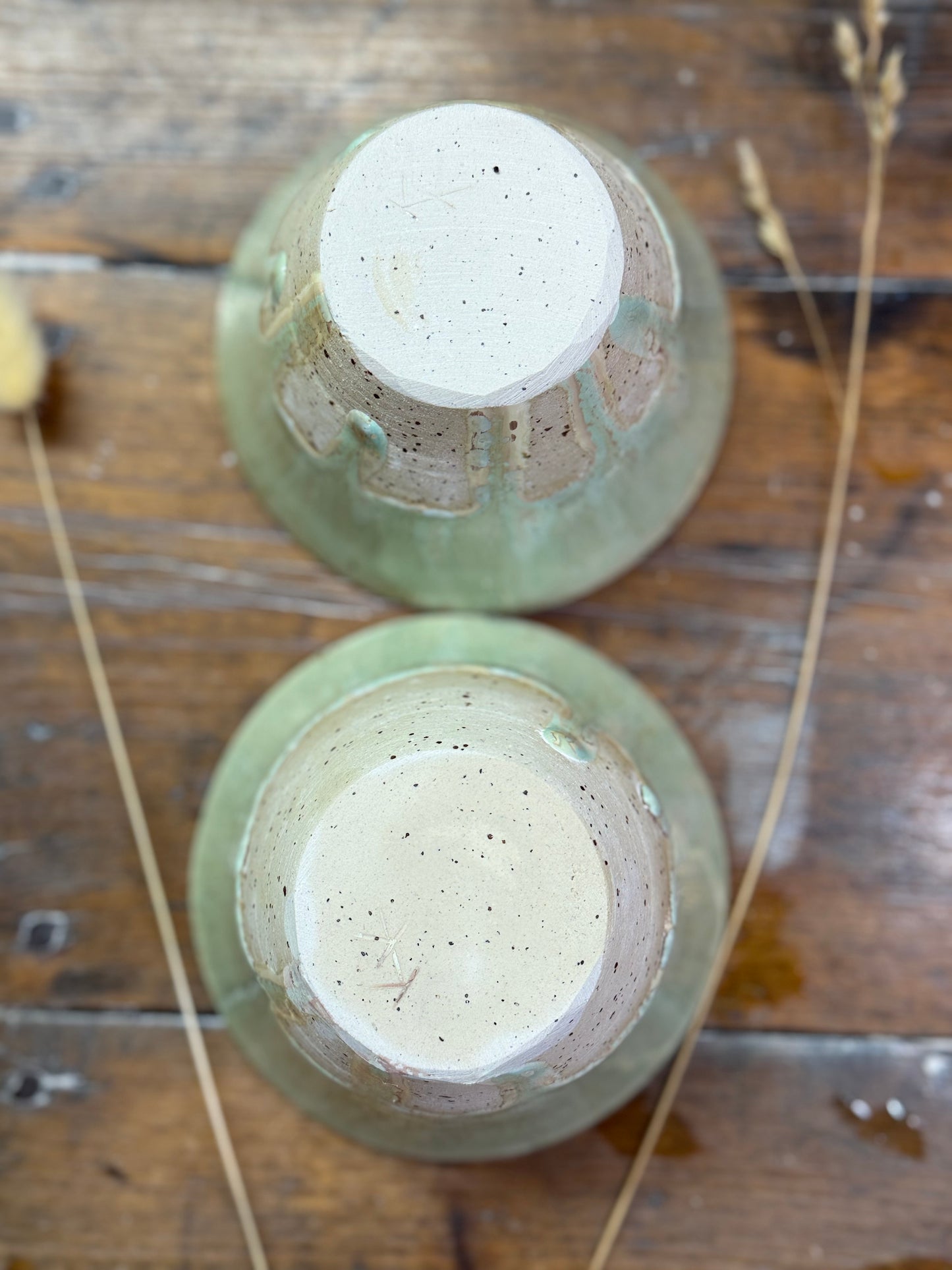 Snack skål - lys grøn krystalløb (2. sort.)