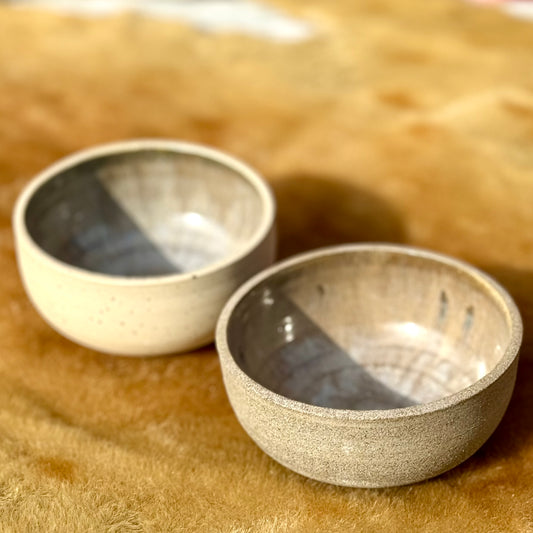 Snack skål lav - brun krystalløb