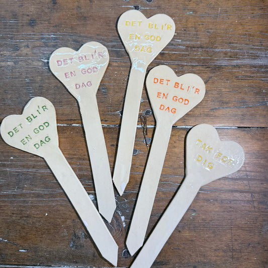 Hjertepinde der booster humøret (lertøj)